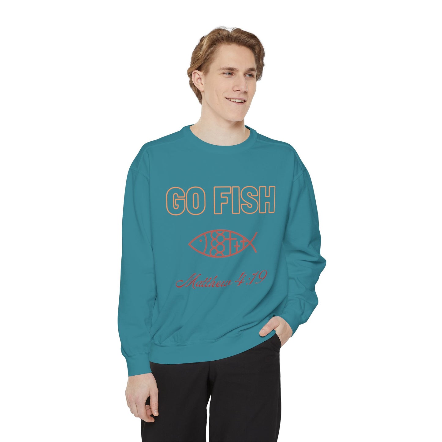 Go Fish-Christian Unisex Sweatshirt