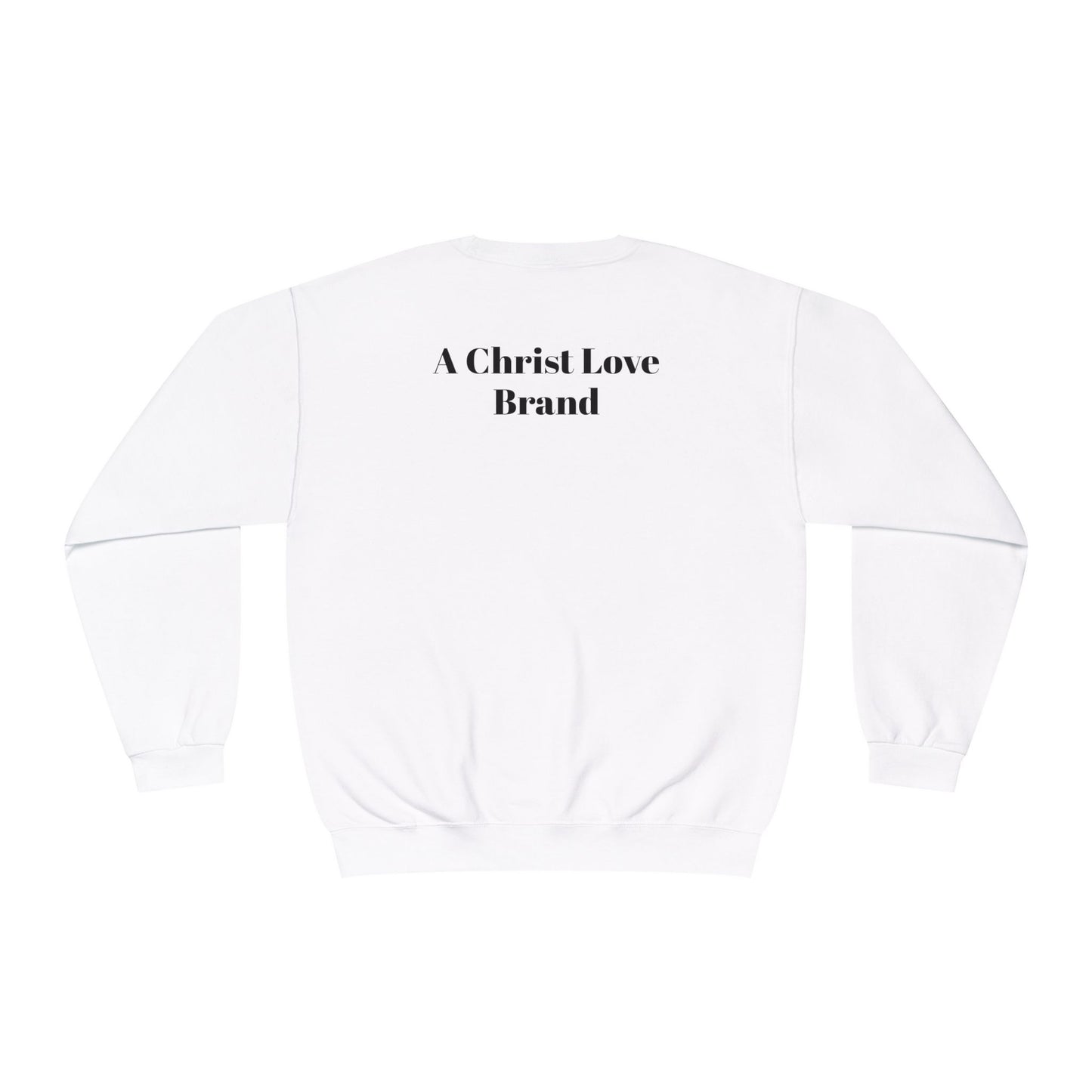 Jesus Christ Heart Unisex Crewneck Sweatshirt - Perfect for Christian Celebrations