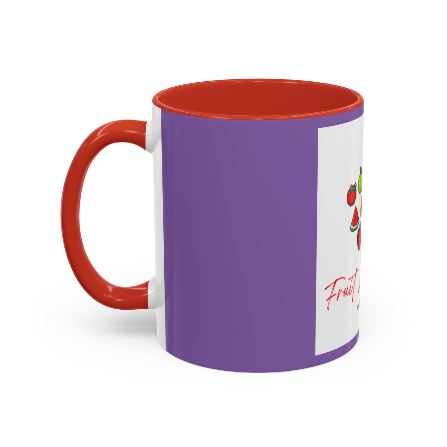 Fruit Inspection Accent Coffee Mug - Colorful Biblical Scripture Design