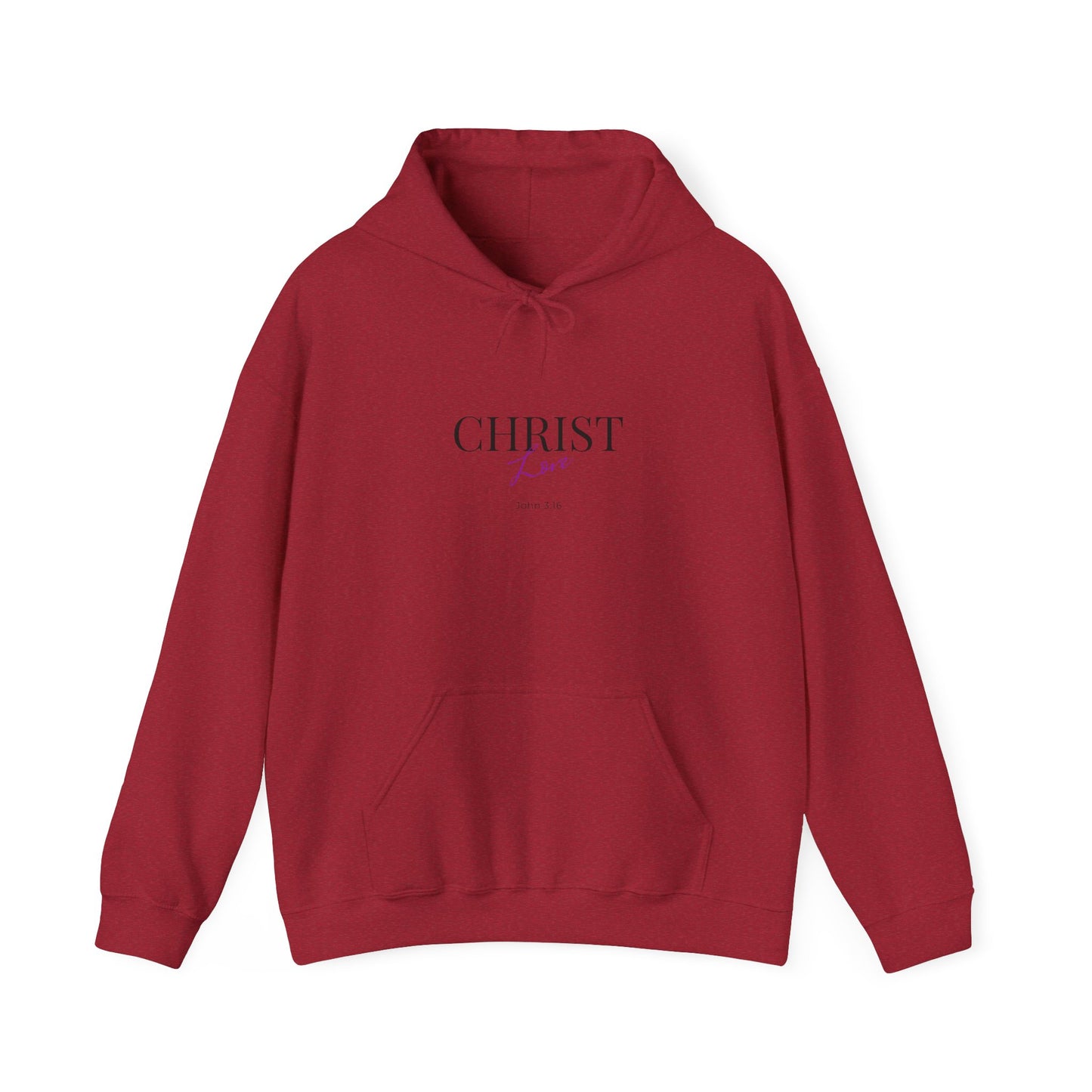 Christ Love Unisex Heavy Blend Hoodie - Comfortable Faith-Inspired Apparel