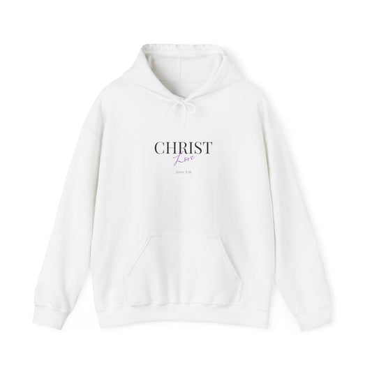 Christ Love Unisex Heavy Blend Hoodie - Comfortable Faith-Inspired Apparel