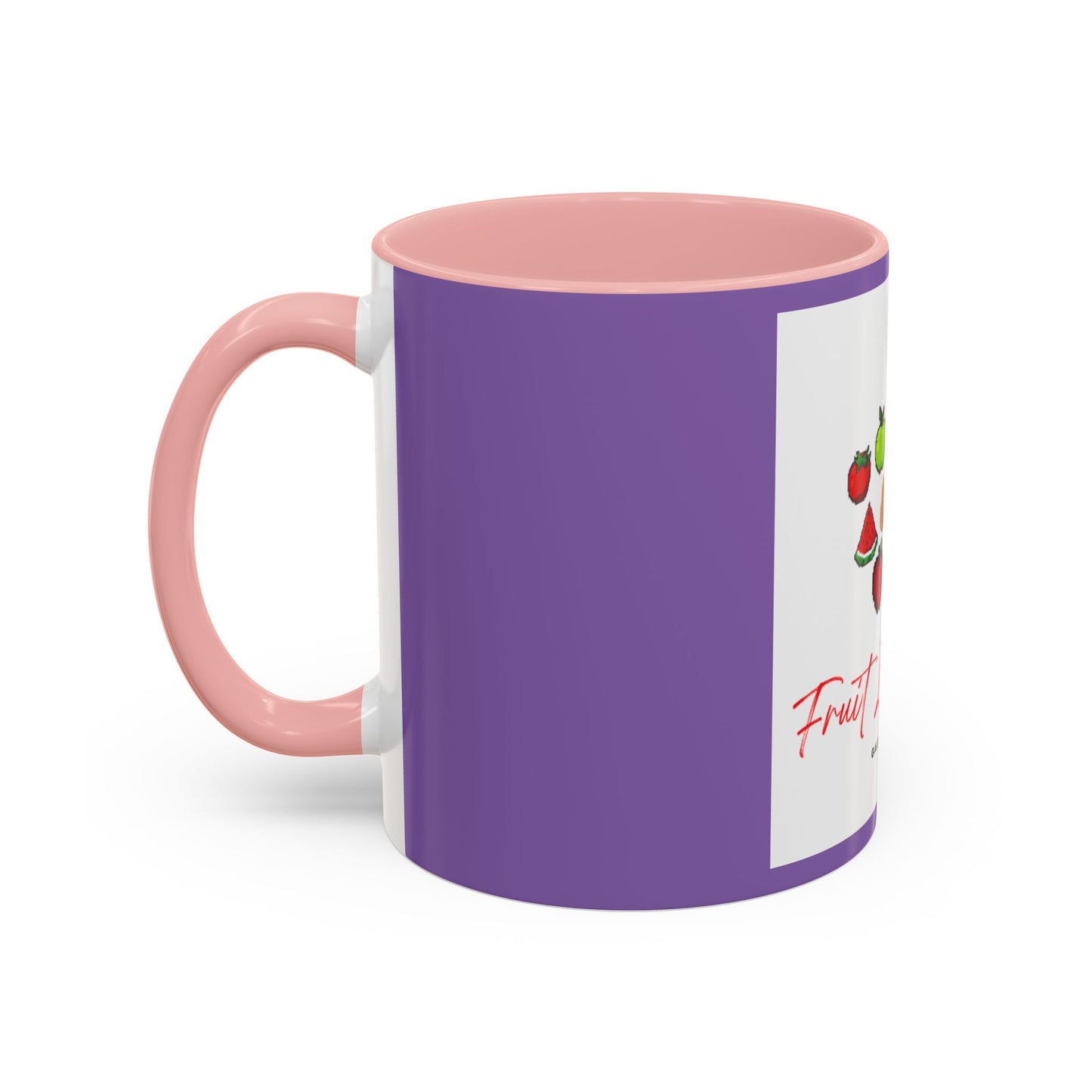 Fruit Inspection Accent Coffee Mug - Colorful Biblical Scripture Design