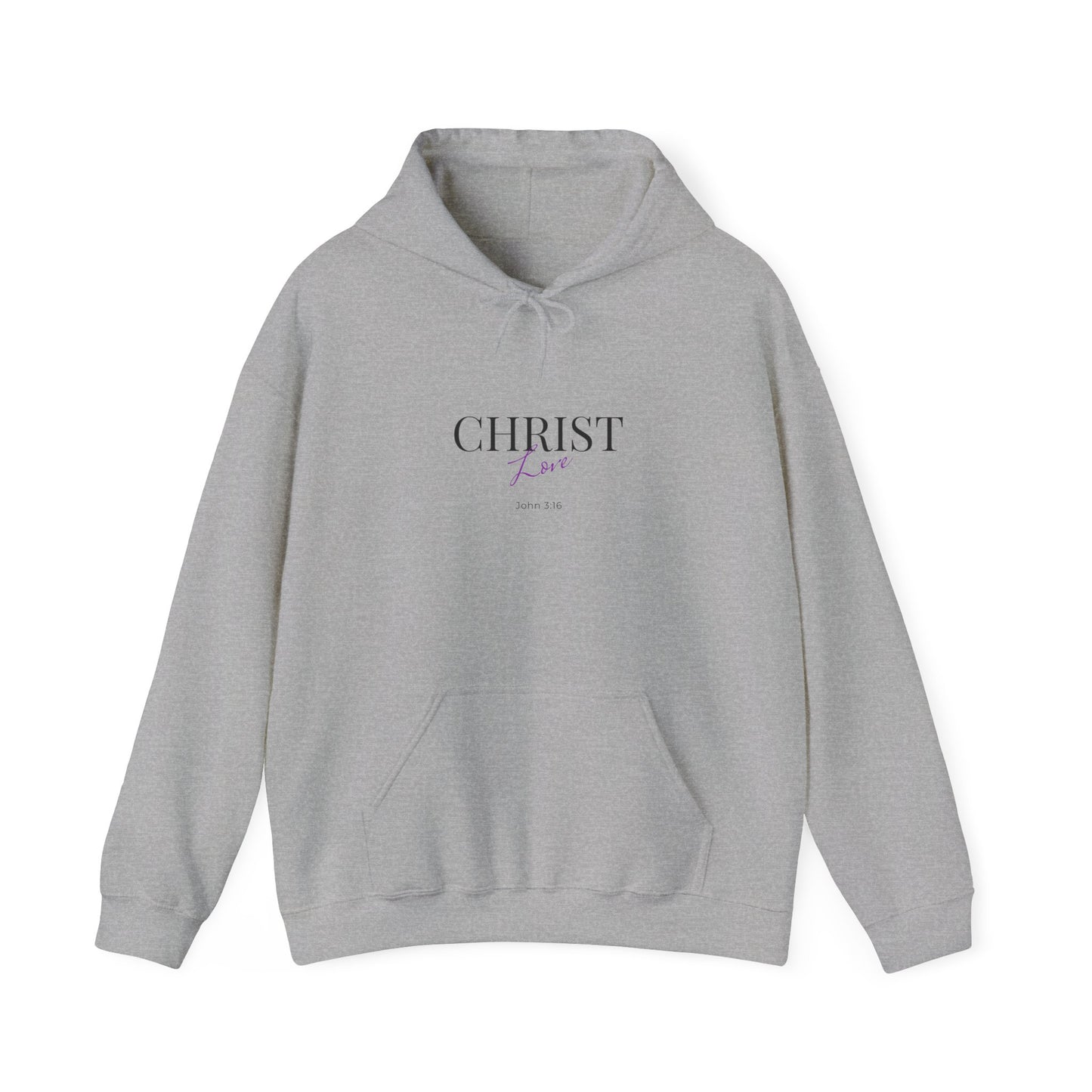 Christ Love Unisex Heavy Blend Hoodie - Comfortable Faith-Inspired Apparel