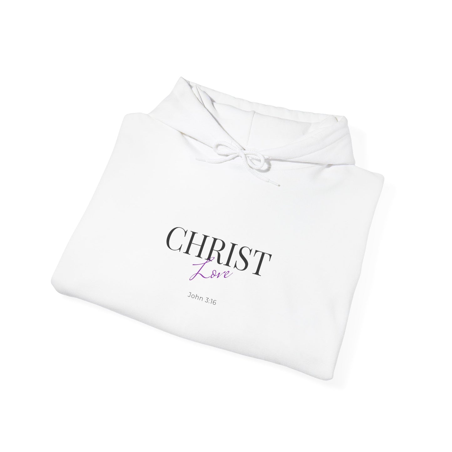 Christ Love Unisex Heavy Blend Hoodie - Comfortable Faith-Inspired Apparel