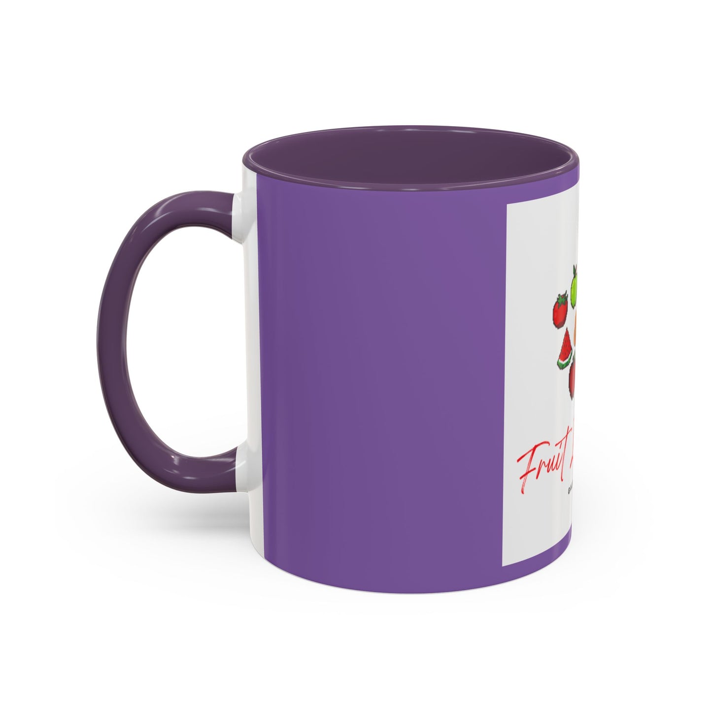 Fruit Inspection Accent Coffee Mug - Colorful Biblical Scripture Design